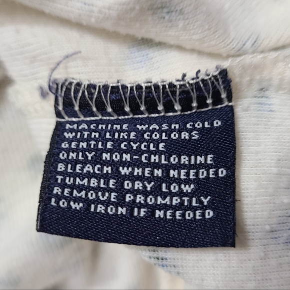 (512) American Living Woman's Long Sleeve Blouse,  Size: Large Color: White - Picture 8 of 12